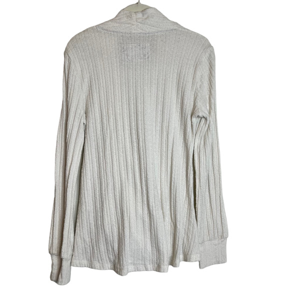 Maeve Anthropologie Womens Faux Wrap Sweater Small White Long Sleeve Pullover - Picture 3 of 6